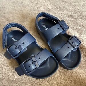 Cat & Jack Kids Dark Blue Buckle Sandals